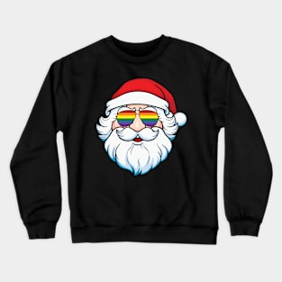 santa lgbt Crewneck Sweatshirt